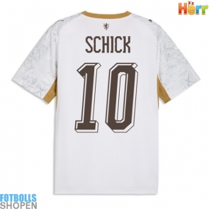 Billiga Tjeckien Patrik Schick #10 Bortatröja VM 2026 Kortärmad